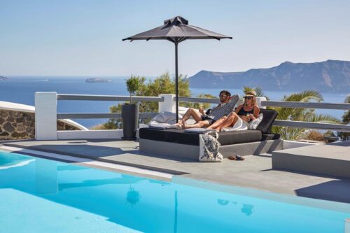 Mr & Mrs White Santorini