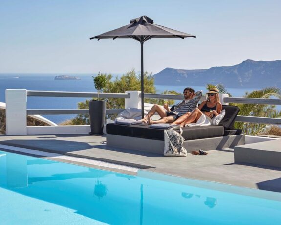 Mr & Mrs White Santorini